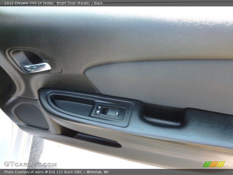Bright Silver Metallic / Black 2012 Chrysler 200 LX Sedan