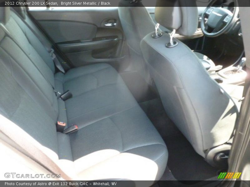 Bright Silver Metallic / Black 2012 Chrysler 200 LX Sedan