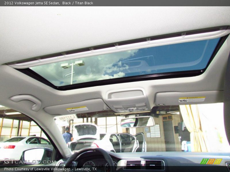 Black / Titan Black 2012 Volkswagen Jetta SE Sedan