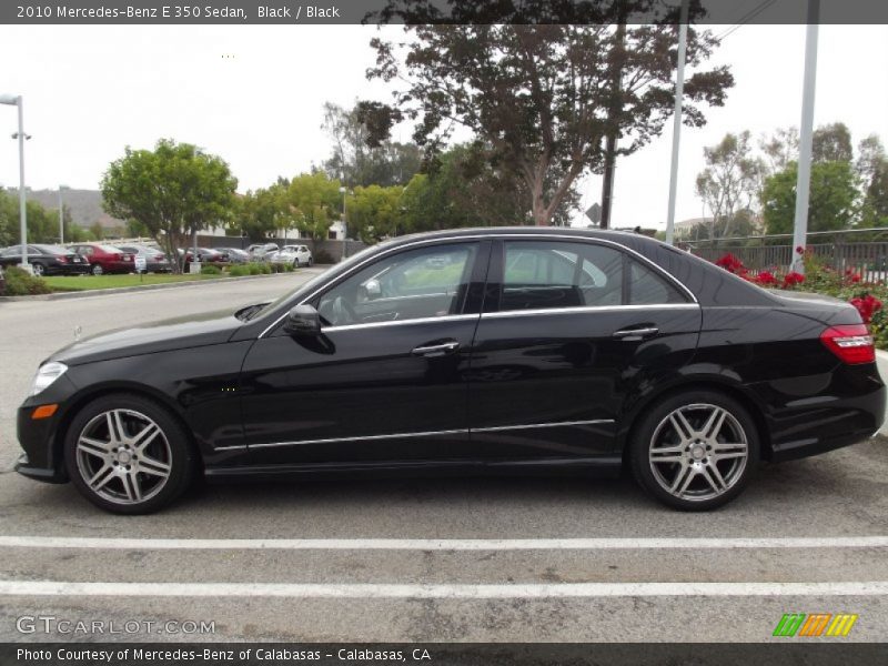 Black / Black 2010 Mercedes-Benz E 350 Sedan