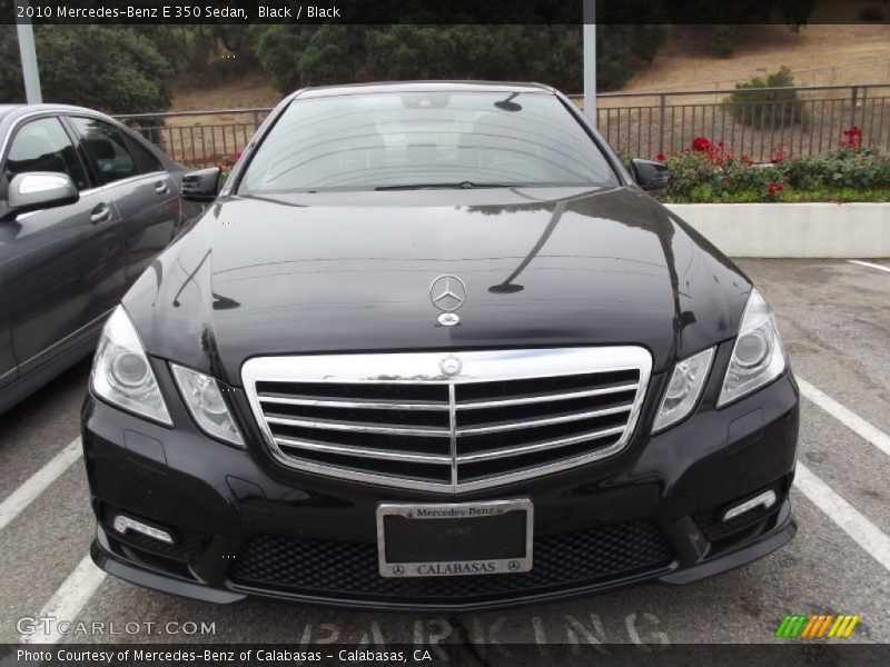 Black / Black 2010 Mercedes-Benz E 350 Sedan