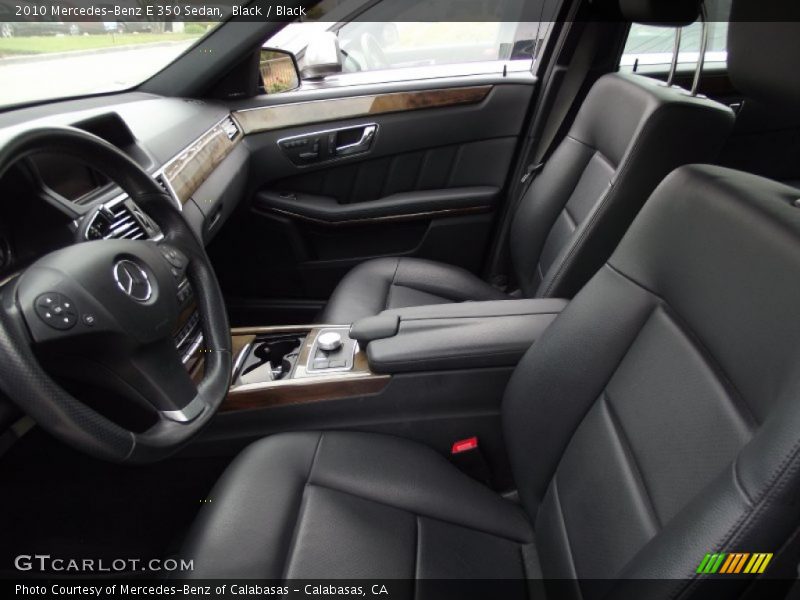 Black / Black 2010 Mercedes-Benz E 350 Sedan