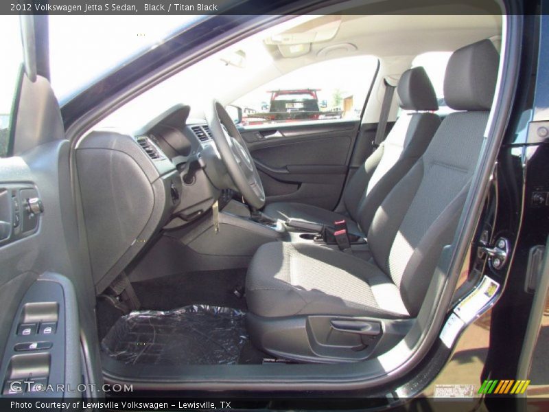 Black / Titan Black 2012 Volkswagen Jetta S Sedan