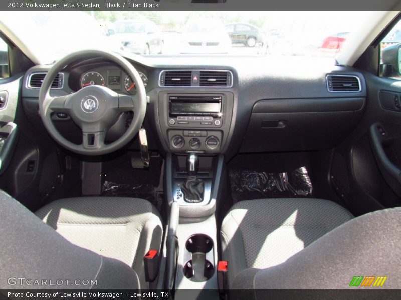 Black / Titan Black 2012 Volkswagen Jetta S Sedan