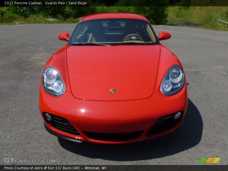 Guards Red / Sand Beige 2012 Porsche Cayman