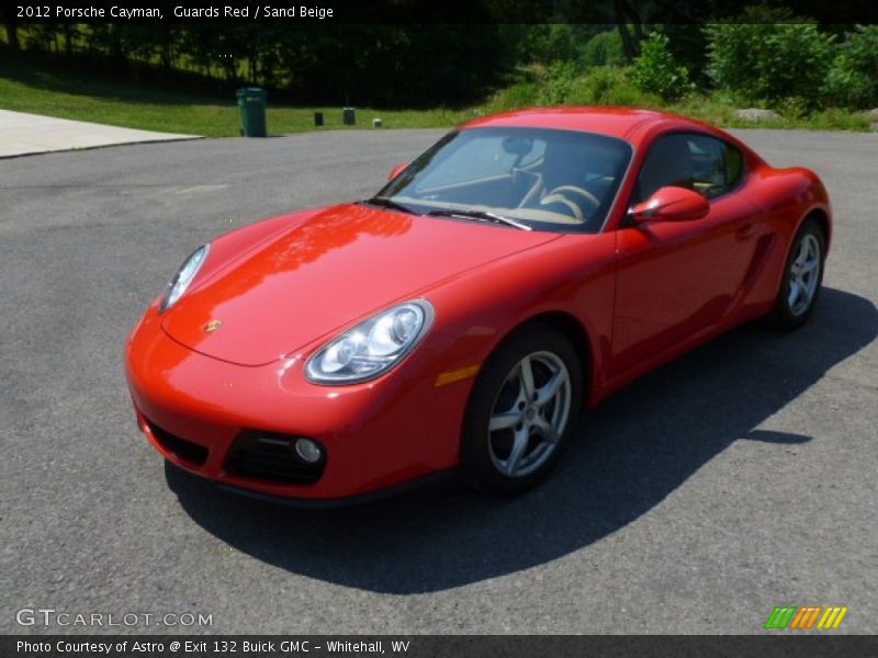 Guards Red / Sand Beige 2012 Porsche Cayman