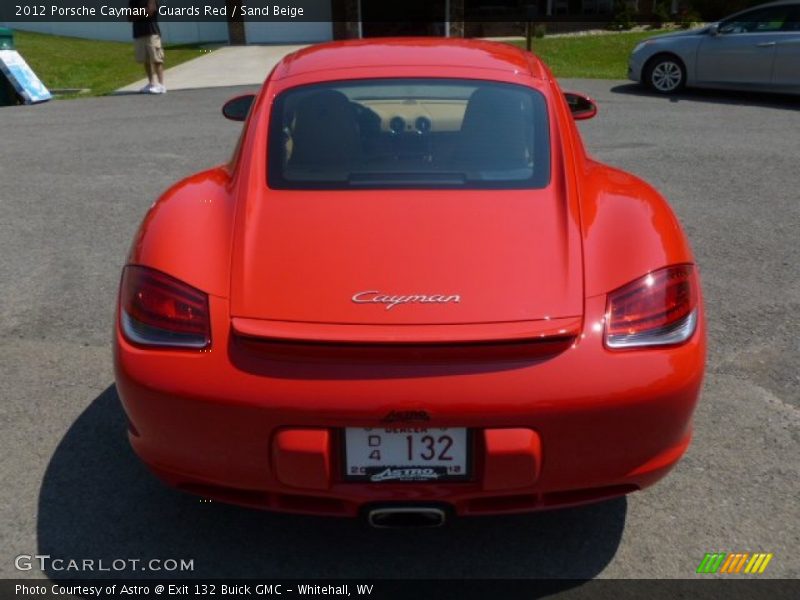 Guards Red / Sand Beige 2012 Porsche Cayman