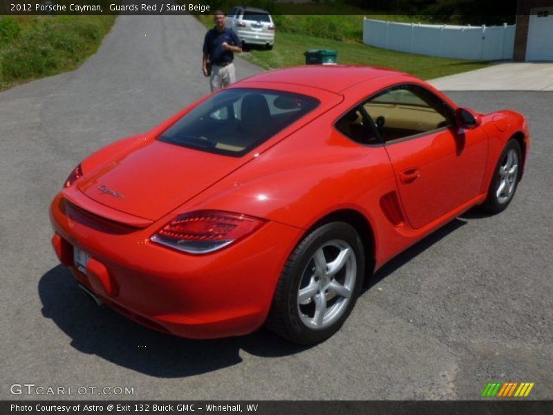 Guards Red / Sand Beige 2012 Porsche Cayman