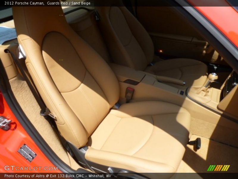 Guards Red / Sand Beige 2012 Porsche Cayman