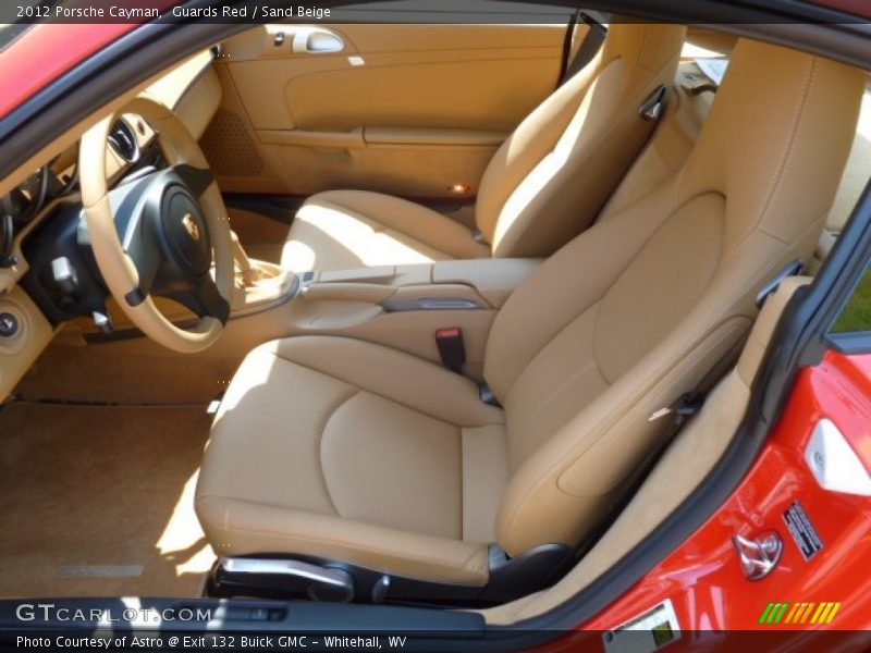  2012 Cayman  Sand Beige Interior