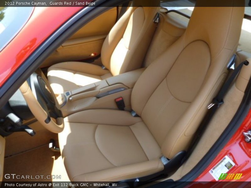 Guards Red / Sand Beige 2012 Porsche Cayman