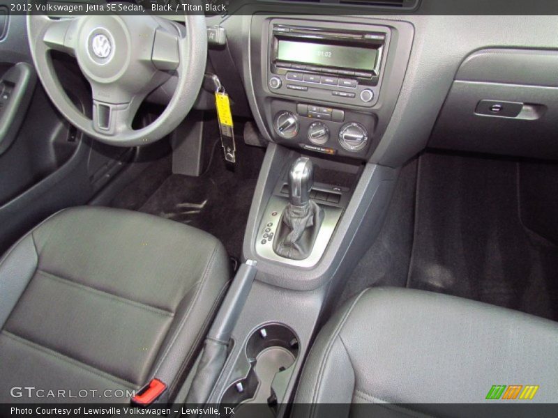 Black / Titan Black 2012 Volkswagen Jetta SE Sedan