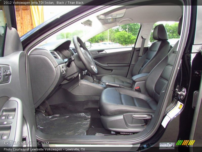 Black / Titan Black 2012 Volkswagen Jetta TDI Sedan