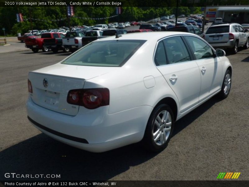 Candy White / Cornsilk Beige 2010 Volkswagen Jetta TDI Sedan