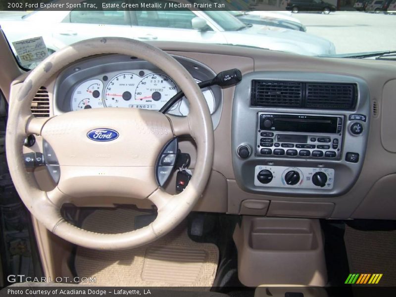 Estate Green Metallic / Medium Prairie Tan 2002 Ford Explorer Sport Trac