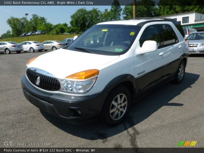 Bright White / Dark Gray 2002 Buick Rendezvous CXL AWD