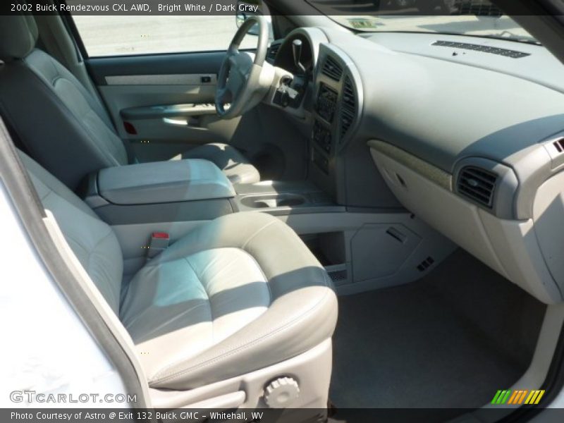 Bright White / Dark Gray 2002 Buick Rendezvous CXL AWD