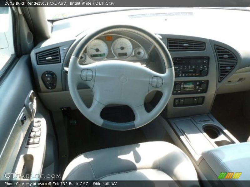 Bright White / Dark Gray 2002 Buick Rendezvous CXL AWD