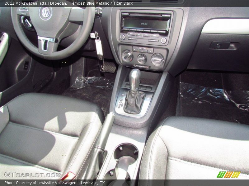 Tempest Blue Metallic / Titan Black 2012 Volkswagen Jetta TDI Sedan