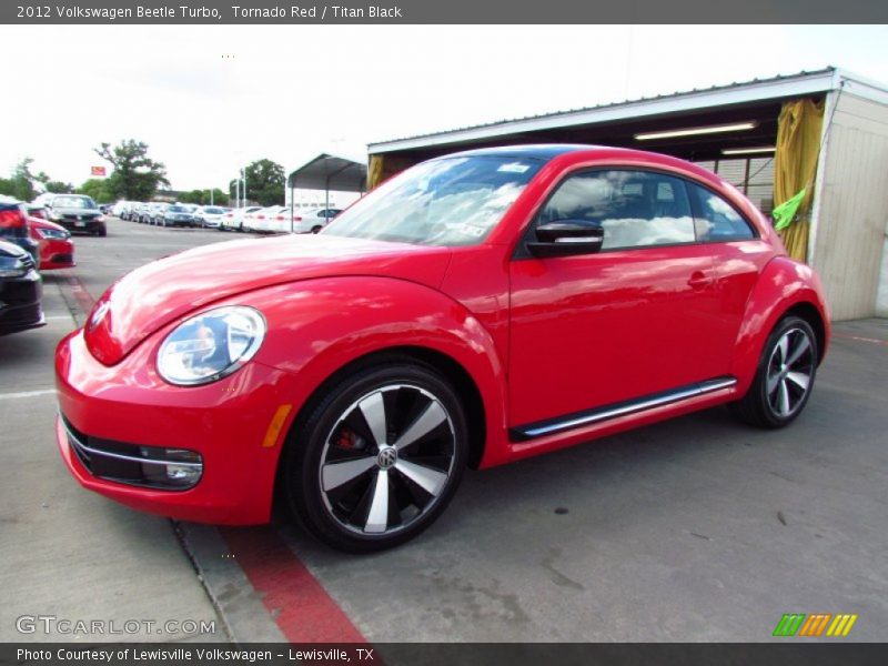 Tornado Red / Titan Black 2012 Volkswagen Beetle Turbo
