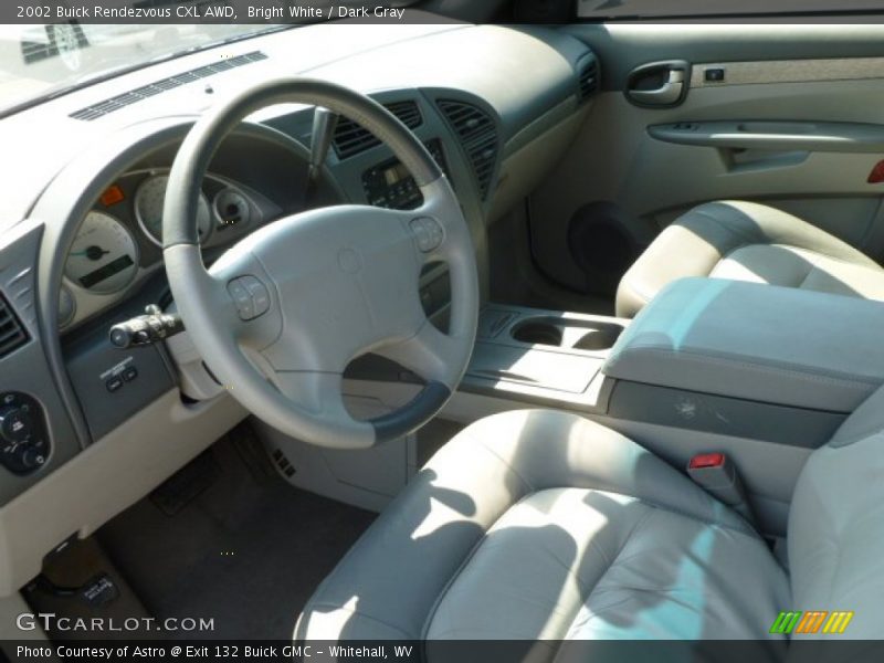 Bright White / Dark Gray 2002 Buick Rendezvous CXL AWD