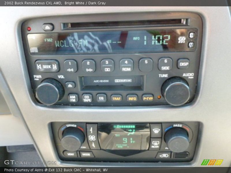 Bright White / Dark Gray 2002 Buick Rendezvous CXL AWD