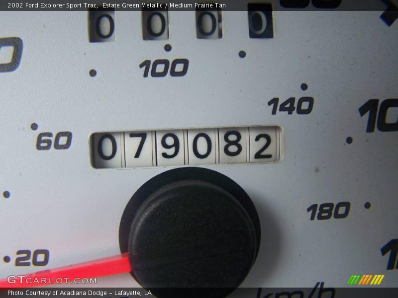 Estate Green Metallic / Medium Prairie Tan 2002 Ford Explorer Sport Trac
