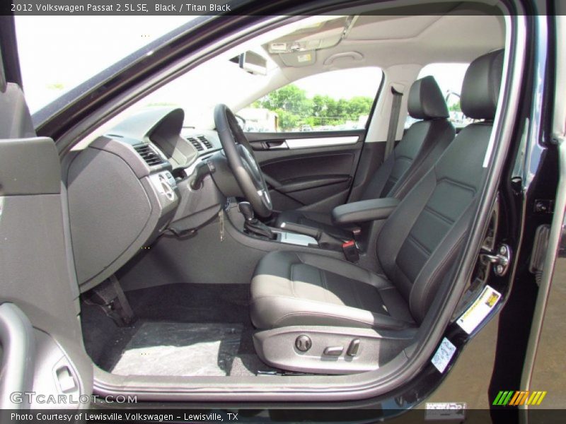 Black / Titan Black 2012 Volkswagen Passat 2.5L SE