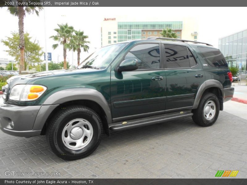 Imperial Jade Mica / Oak 2003 Toyota Sequoia SR5