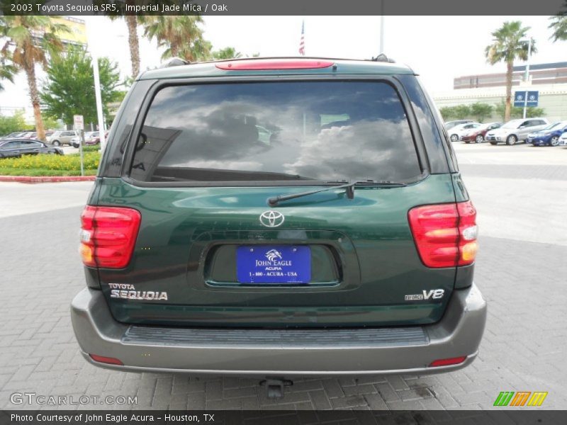 Imperial Jade Mica / Oak 2003 Toyota Sequoia SR5
