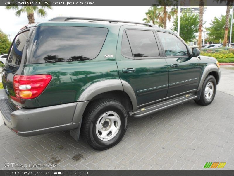 Imperial Jade Mica / Oak 2003 Toyota Sequoia SR5