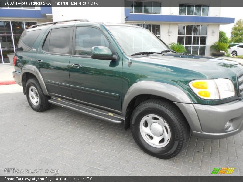 Imperial Jade Mica / Oak 2003 Toyota Sequoia SR5