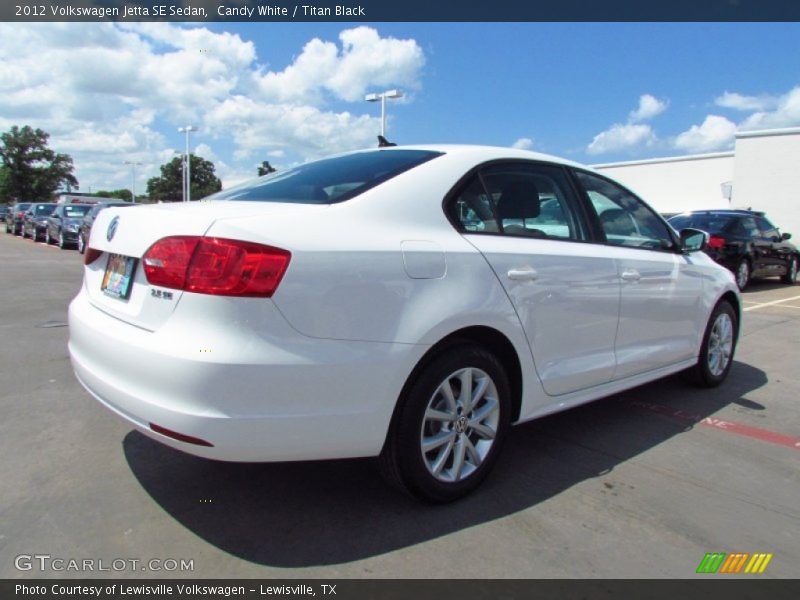Candy White / Titan Black 2012 Volkswagen Jetta SE Sedan