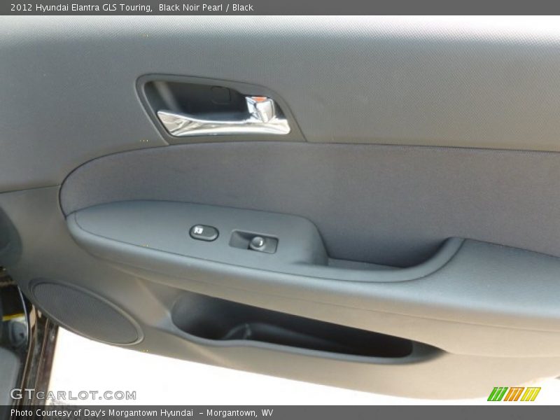 Black Noir Pearl / Black 2012 Hyundai Elantra GLS Touring