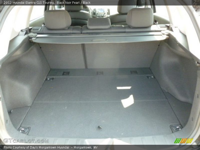 Black Noir Pearl / Black 2012 Hyundai Elantra GLS Touring