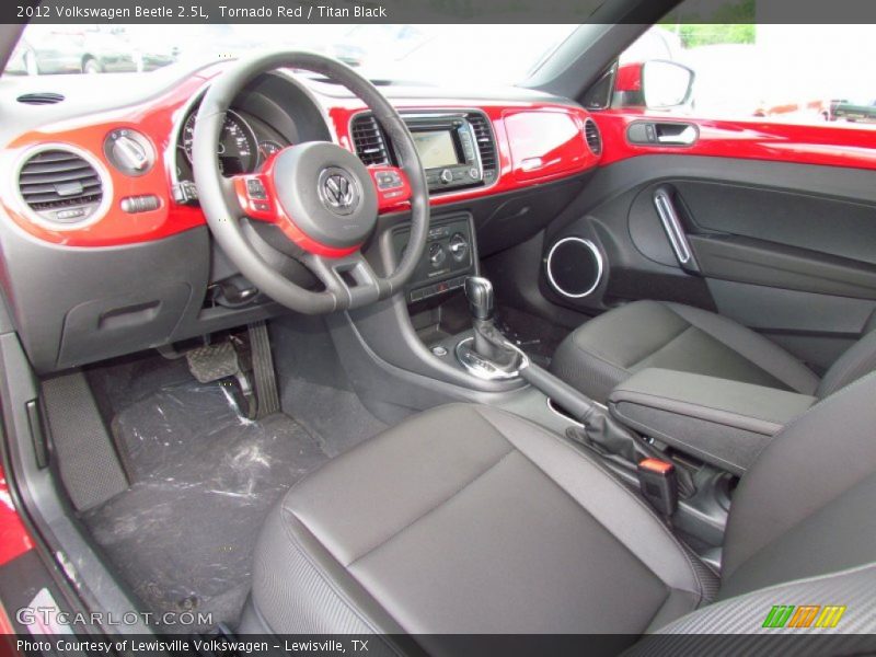 Titan Black Interior - 2012 Beetle 2.5L 