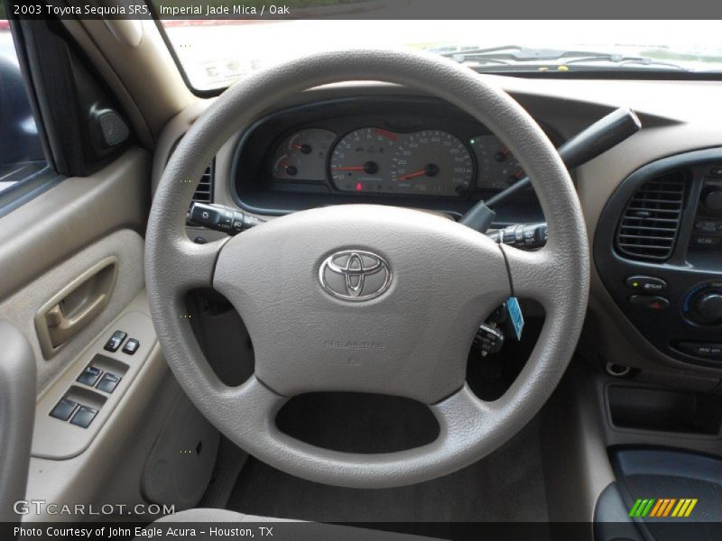 Imperial Jade Mica / Oak 2003 Toyota Sequoia SR5