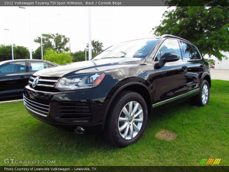 Black / Cornsilk Beige 2012 Volkswagen Touareg TDI Sport 4XMotion