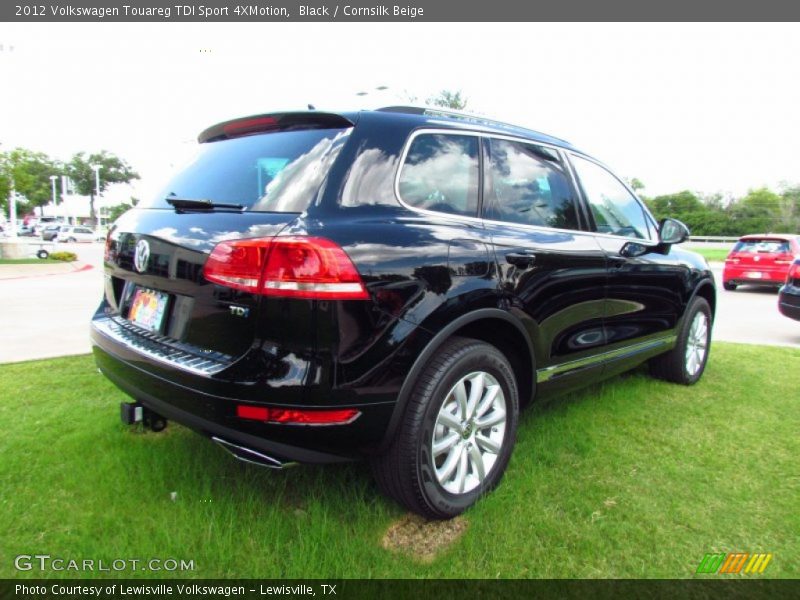 Black / Cornsilk Beige 2012 Volkswagen Touareg TDI Sport 4XMotion