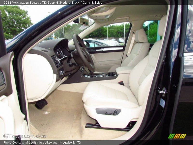 Black / Cornsilk Beige 2012 Volkswagen Touareg TDI Sport 4XMotion