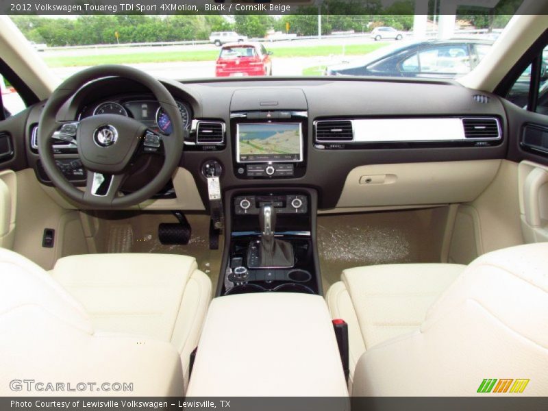 Black / Cornsilk Beige 2012 Volkswagen Touareg TDI Sport 4XMotion