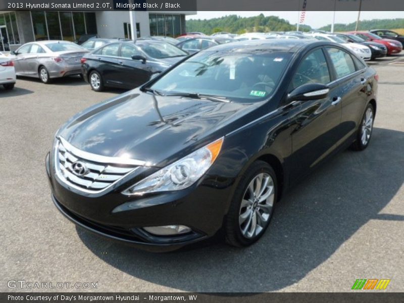 Midnight Black / Black 2013 Hyundai Sonata Limited 2.0T