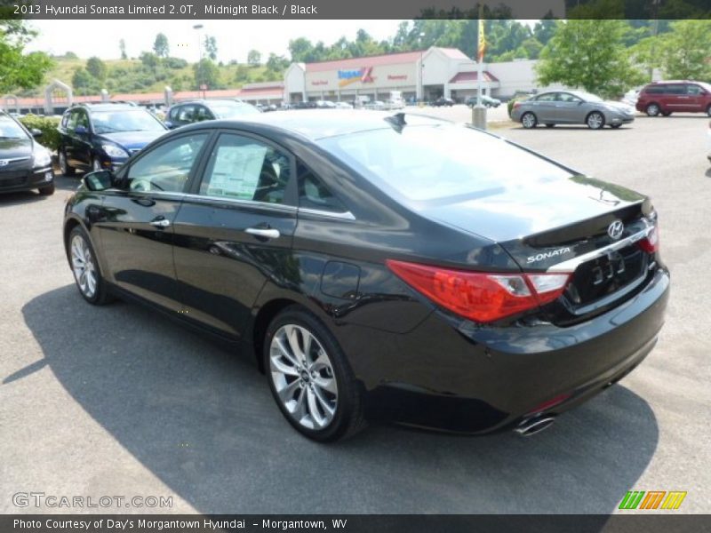 Midnight Black / Black 2013 Hyundai Sonata Limited 2.0T