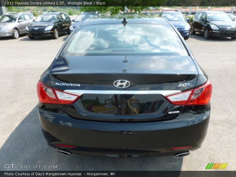 Midnight Black / Black 2013 Hyundai Sonata Limited 2.0T