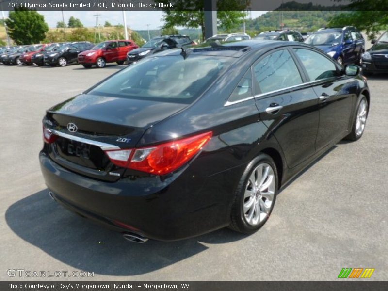 Midnight Black / Black 2013 Hyundai Sonata Limited 2.0T