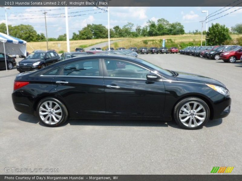 Midnight Black / Black 2013 Hyundai Sonata Limited 2.0T