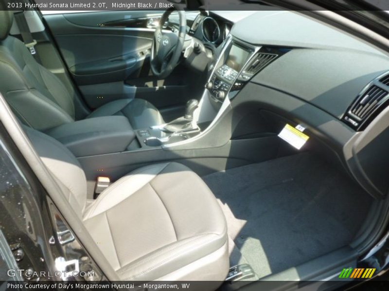 Midnight Black / Black 2013 Hyundai Sonata Limited 2.0T