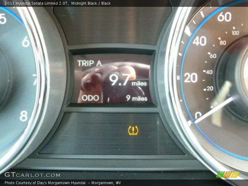Midnight Black / Black 2013 Hyundai Sonata Limited 2.0T