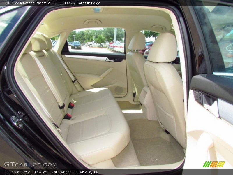 Black / Cornsilk Beige 2012 Volkswagen Passat 2.5L SE