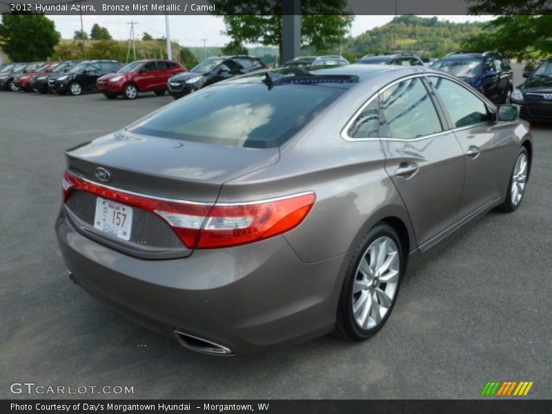 Bronze Mist Metallic / Camel 2012 Hyundai Azera